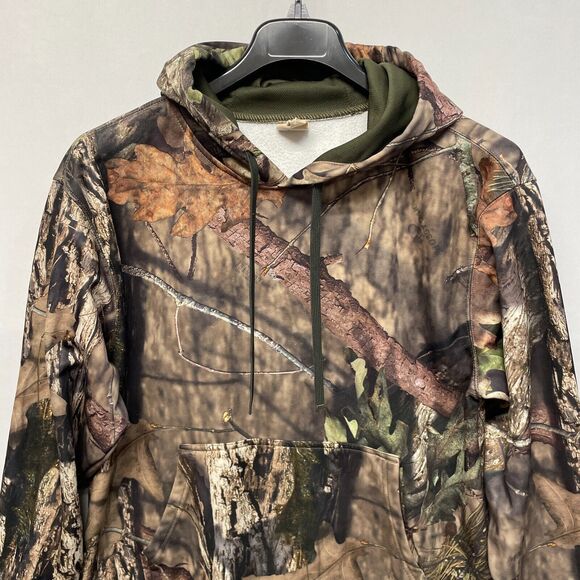 RedHead Men Hunting Mossy Oak Camo Hoodie Sweatshirt Size Medium M272 -23 - Picture 10 of 14